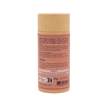 DEODORANTE SOLIDO NATURALE BIOLOGICO GERANIO BOURBON E MENTA PIPERITA