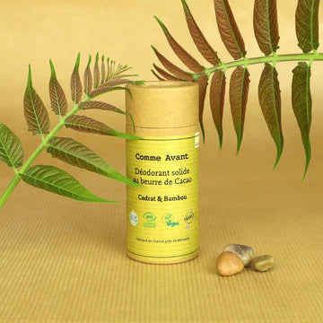 DEODORANTE SOLIDO NATURALE BIOLOGICO CEDRO E BAMBÙ