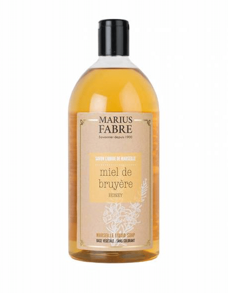 Sapone liquido di Marsiglia profumato con Miele Bruyère 1L