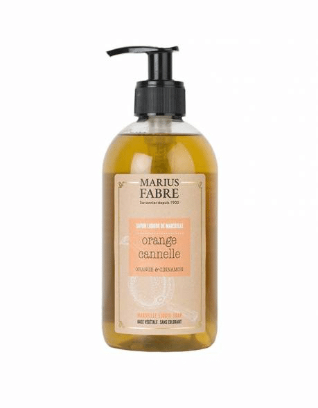 Sapone liquido di Marsiglia con Buccia d'arancia e cannella 400ml