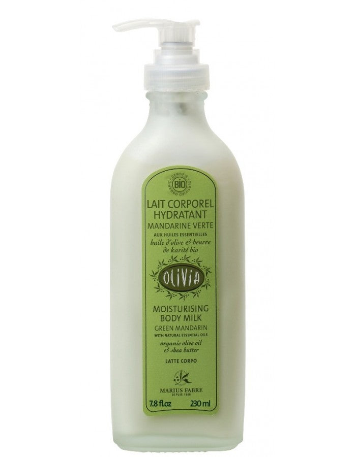 Lozione idratante per il corpo con olio d'oliva biologico certificato 230 ml