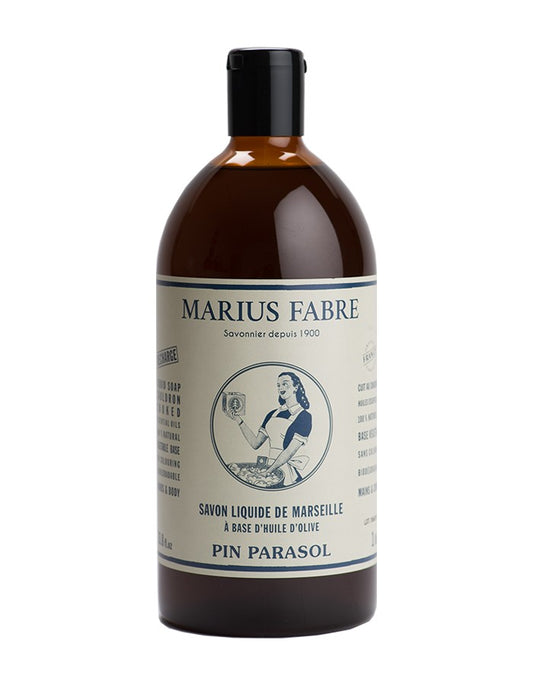 Sapone liquido di Marsiglia Pin Parasol ricarica 1L