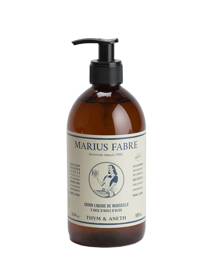 Sapone liquido Marsiglia Timo e aneto 500ml