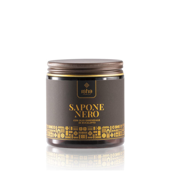 Sapone Nero Con olio essenziali di eucalipto