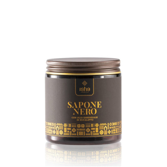 Sapone Nero Con olio essenziali di eucalipto