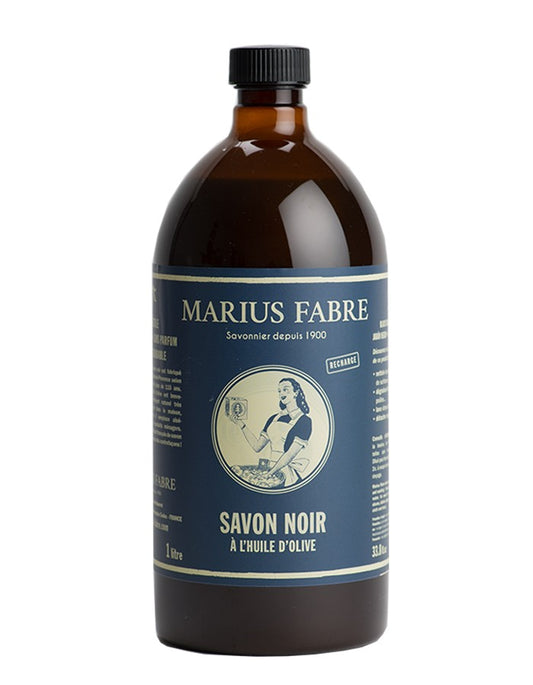 Sapone liquido nero con Olio d'oliva ricarica 1L