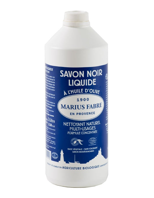 Sapone liquido nero con Olio d'oliva 1L