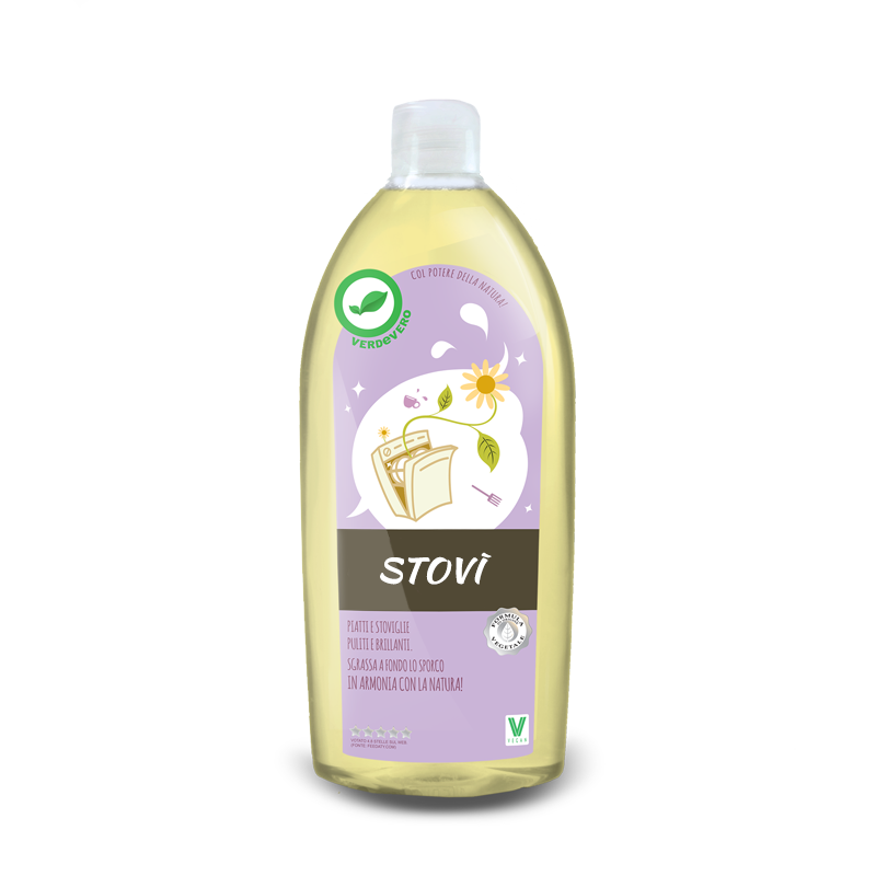 STOVI’ Detersivo lavastoviglie ecologico da 750ml