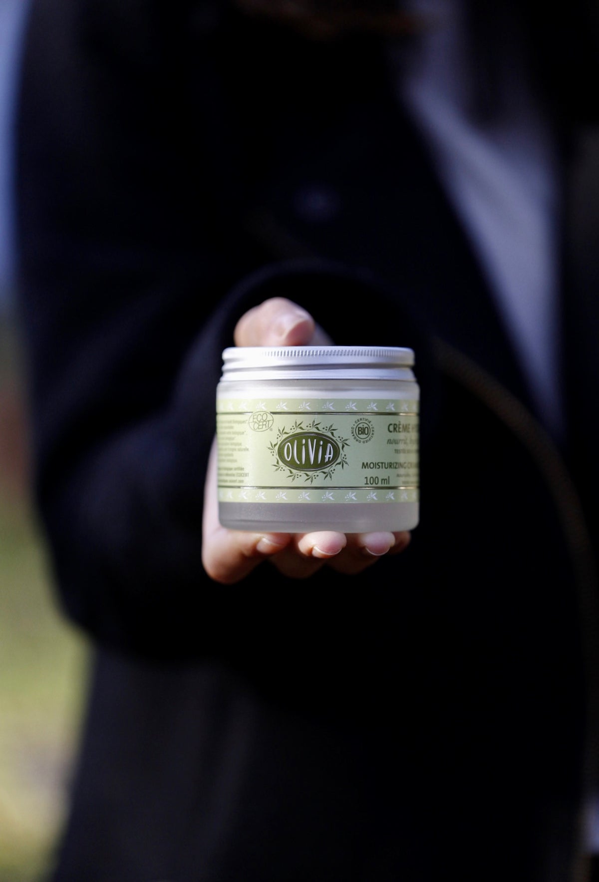 Crema idratante all'olio di oliva e burro di karité biologico certificato