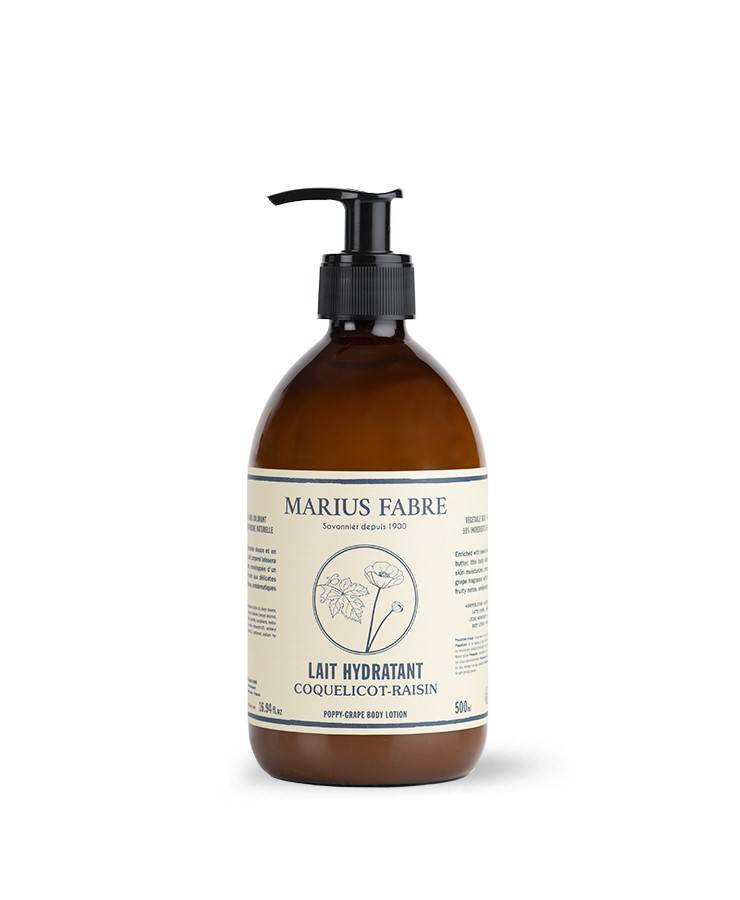 Latte corpo idratante 500 ml papavero e uva