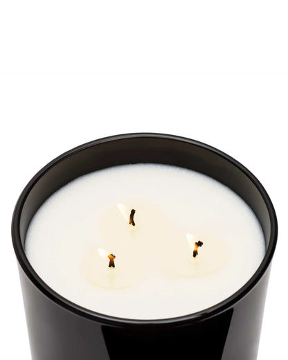 Candela XL in ambra e legno di sandalo