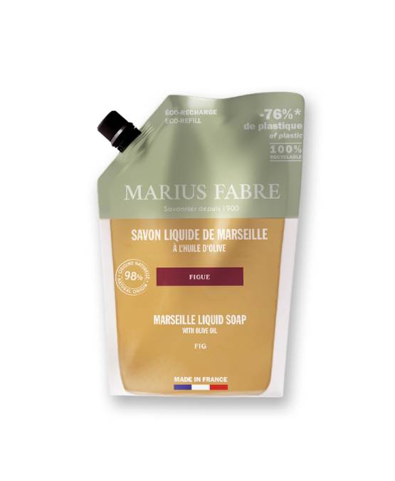 Sapone liquido di Marsiglia, fico, Eco-ricarica 1L