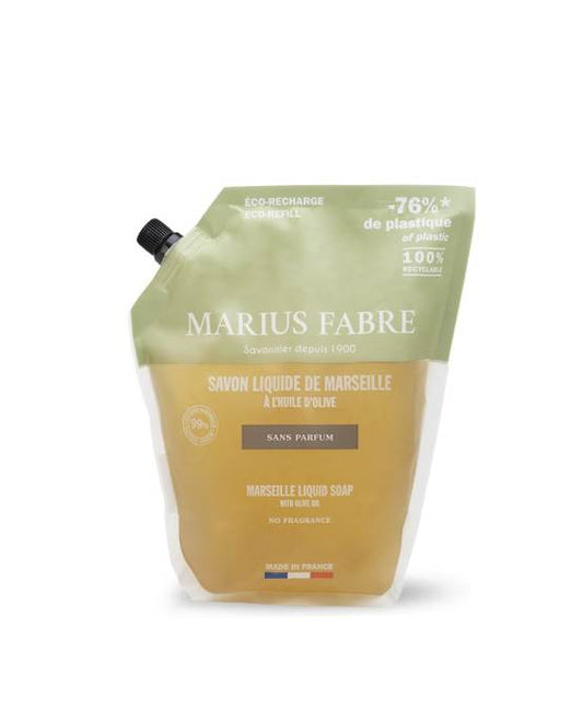 Sapone liquido Marsiglia senza profumo ricarica 1L